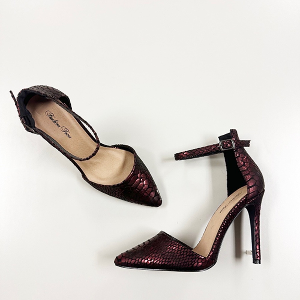 Dressy Heels from Fashion Focus - S004 Purple